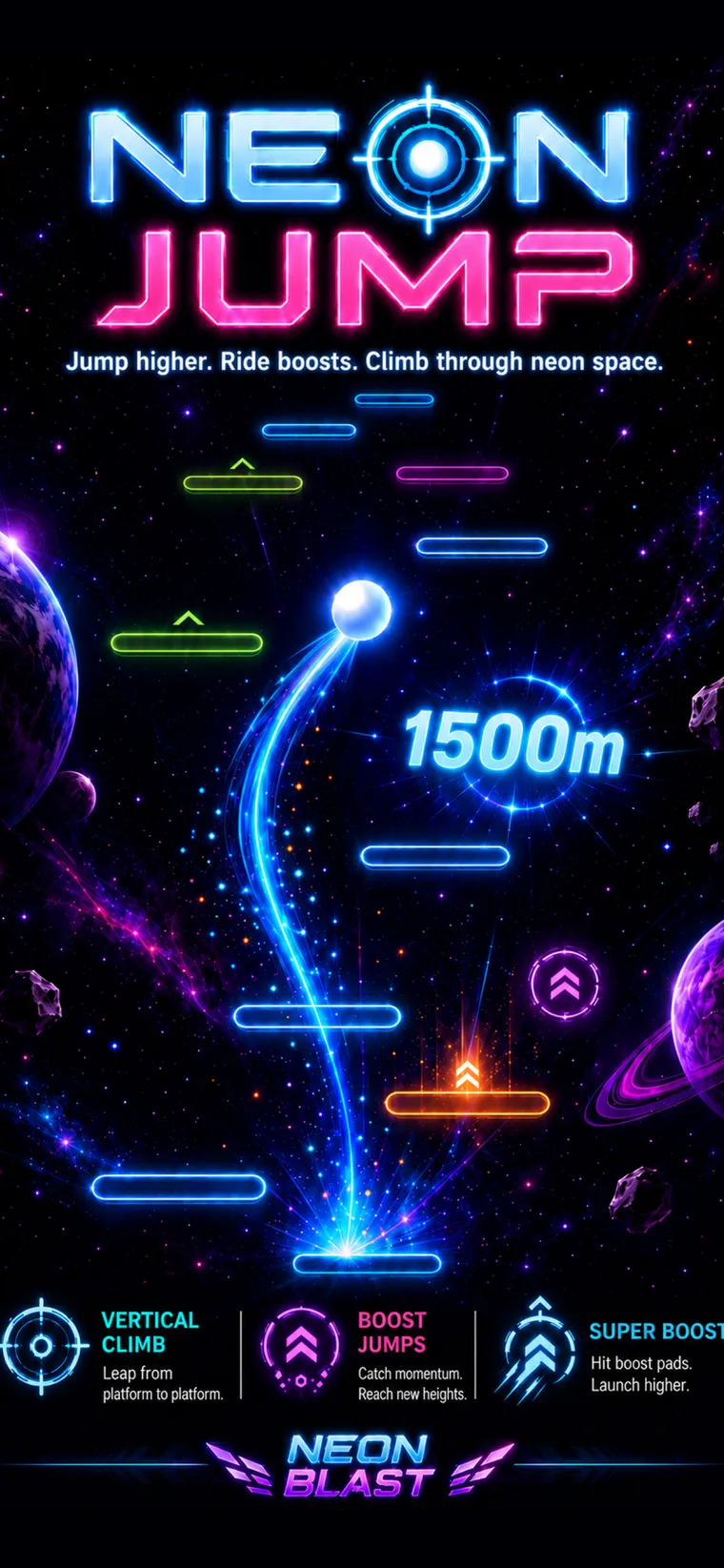 Neon Jump gameplay