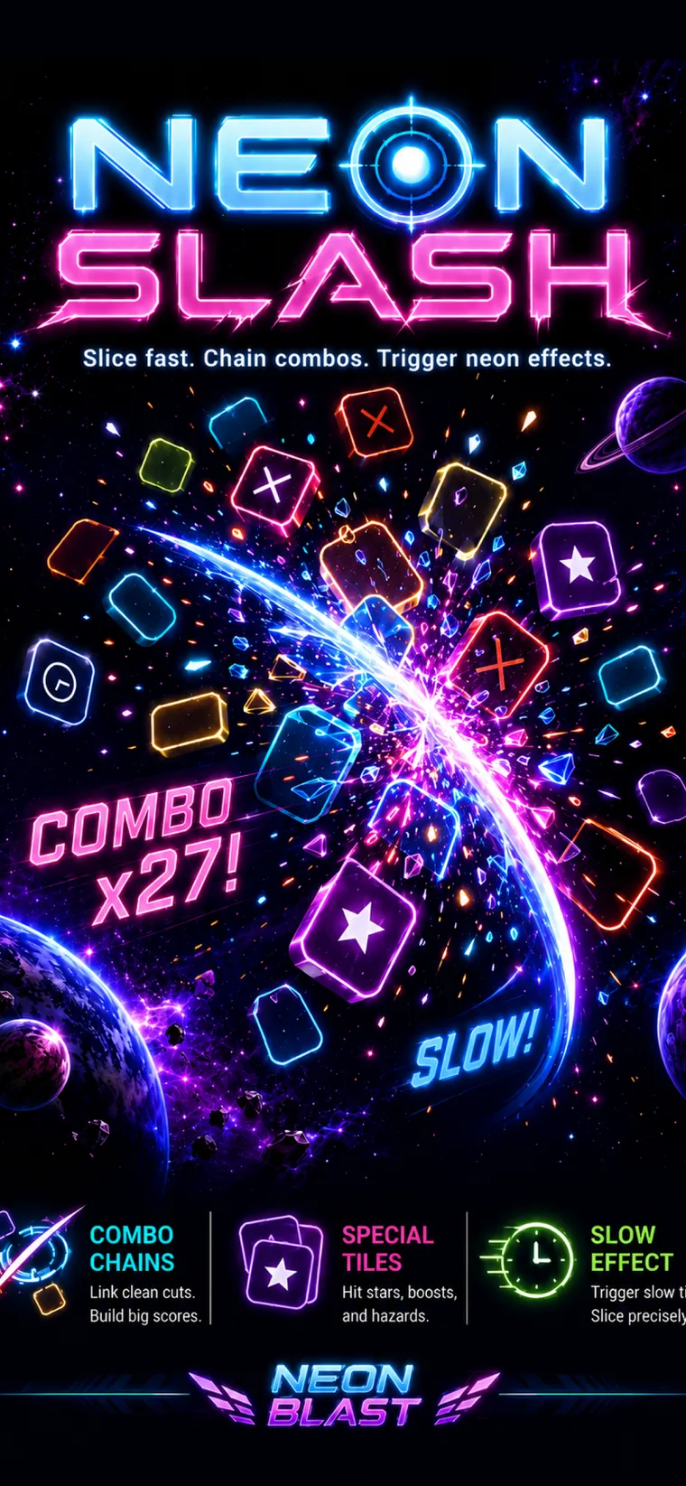 Neon Slash gameplay