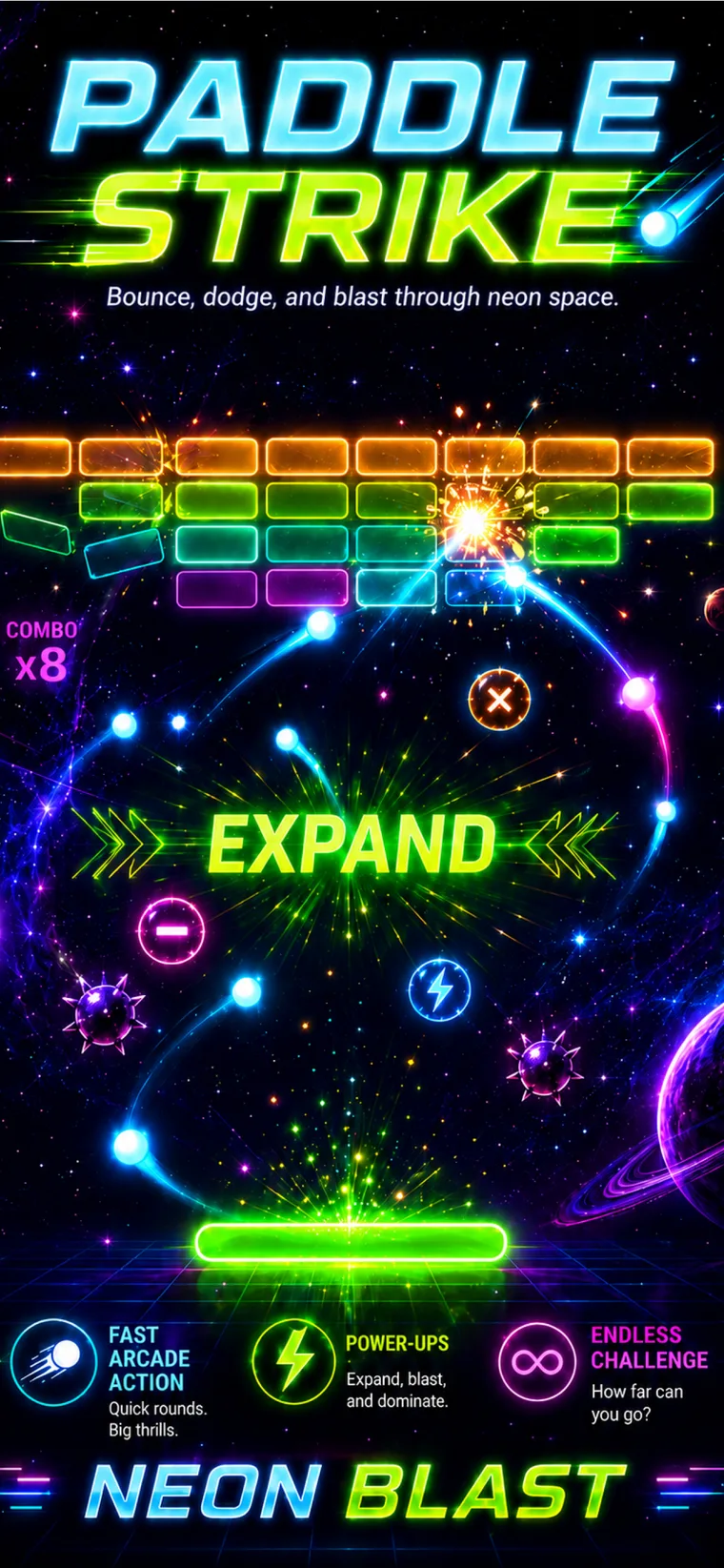 Paddle Strike gameplay